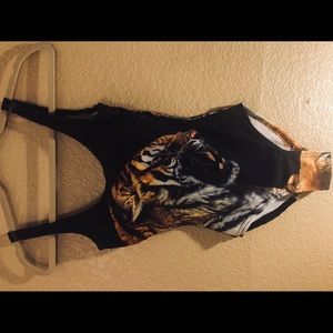 Tiger Bodysuit/Bathing Suit